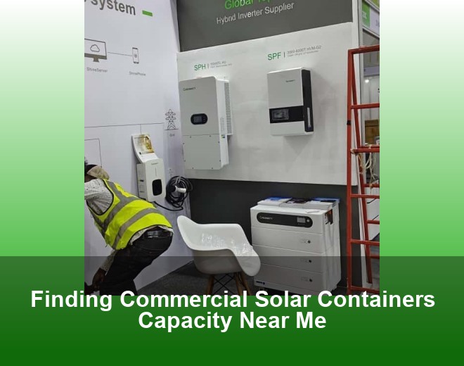 Finding Commercial Solar Containers Capacity Near Me